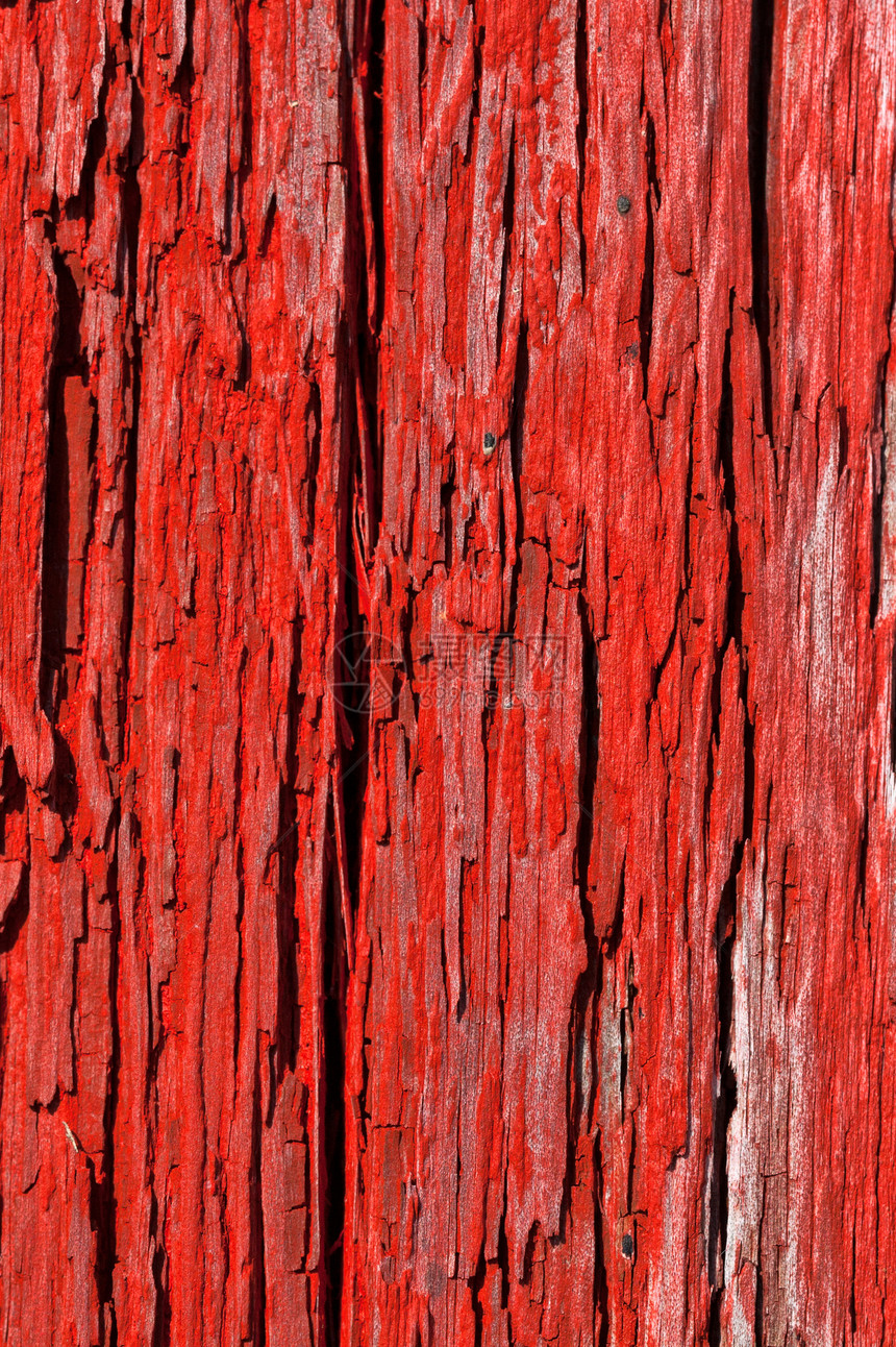 旧红木破碎的旧红色木材质图片