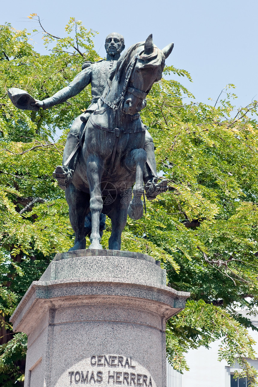 巴拿马城将军勋章纪念碑雕塑帽子雕像骑术老城图片