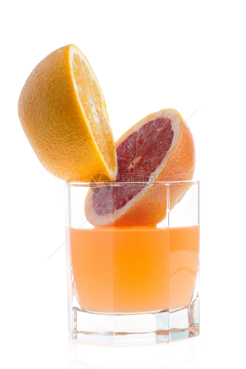 葡萄果 橙子和果汁热带灰色白色食物阴影红色柚子甜点水果黄色图片