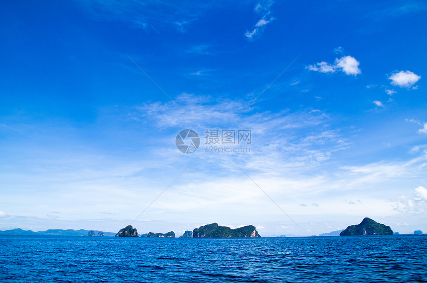 泰国的地貌景观晴天情调地平线旅行岩石海洋热带天堂风景娱乐图片