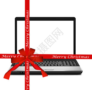 Christmas笔记本电脑钥匙丝带网络办公室反射键盘电气教育工作包装背景图片