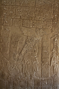 玛雅雕刻背景图片