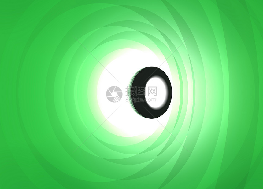 现代抽象背景图样插图 FS玻璃波浪状光学眼睛绿色图片
