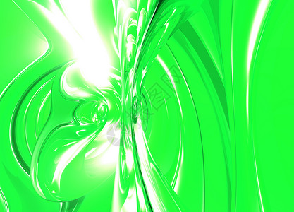 现代抽象背景图样插图Name绿色波浪状玻璃背景图片