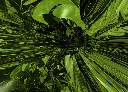 爆炸性现代抽象背景图案图解绿色插图波浪状背景图片