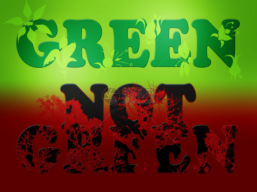 绿色非绿对齐信件背景背景图片