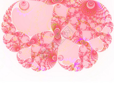 背景的脑形状 浅粉红螺旋折形 2d 图案背景图片