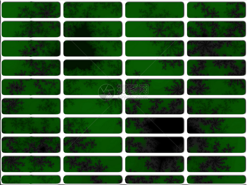暗绿分形网站导航按钮控件Name图片