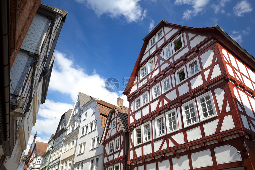 关于德国在马尔堡的传统住房的观点图片