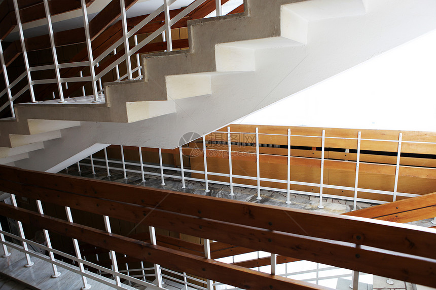 现代舒适内地建造楼梯地面风格装潢财产建筑奢华住宅木头图片
