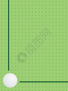 高尔夫活动带高尔夫球的绿背景绿色背景插画