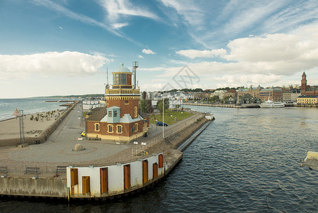 赫尔辛堡Helsinborg 港口背景