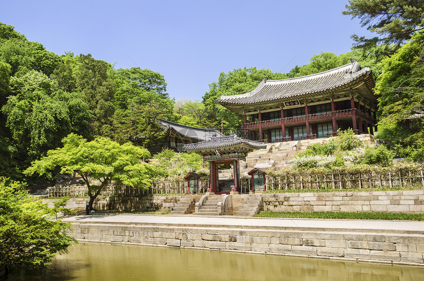 南朝鲜河南城宫殿花园建筑旅游旅行游客吸引力建筑物图片