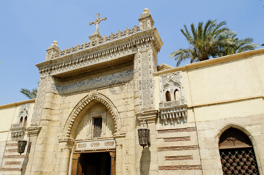 位于Cairo Egypt的基督教教堂旅行城市建筑学宗教教会地标图片