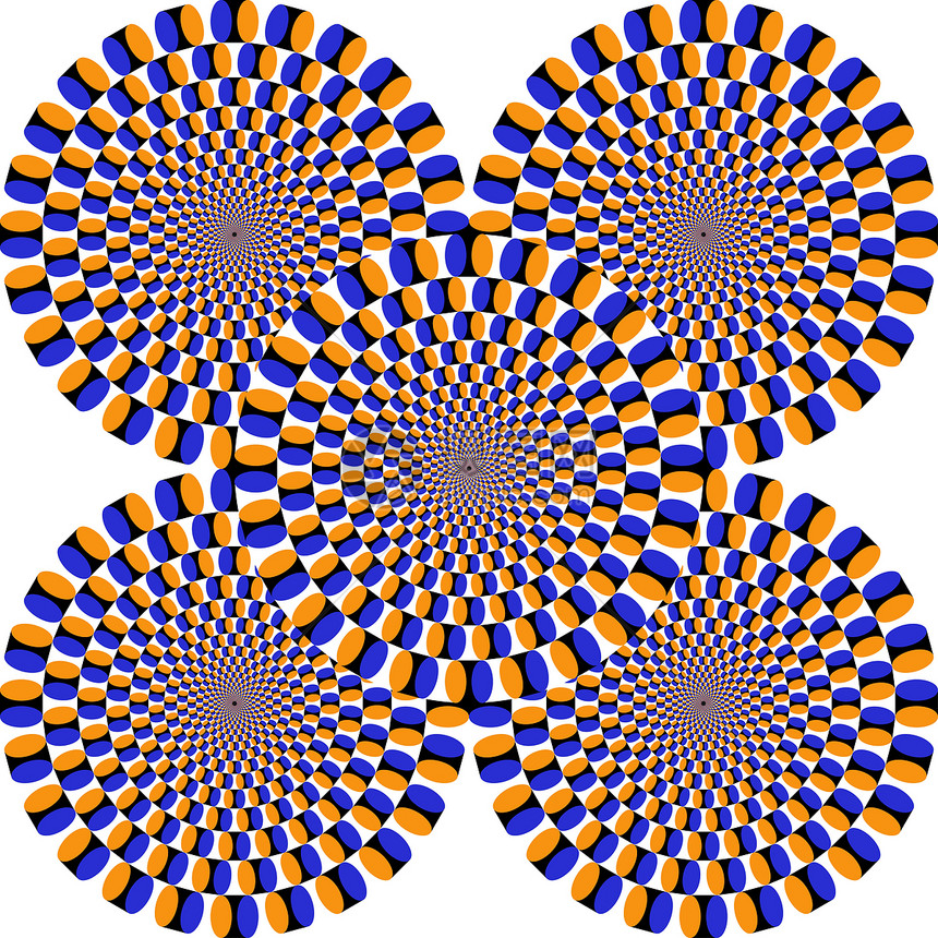 光学幻觉 多彩区块 不同形状几何学网格数学概念小说墙纸积木黑色正方形圆圈图片