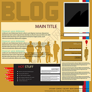 blogBlog 界面设计图片