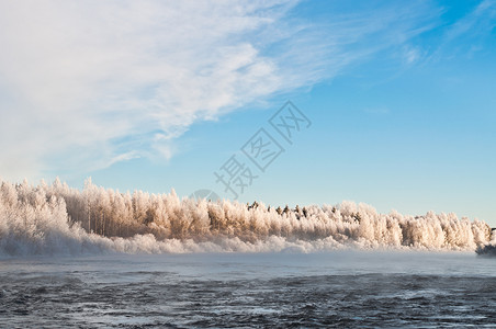芬兰的胜景景观背景图片