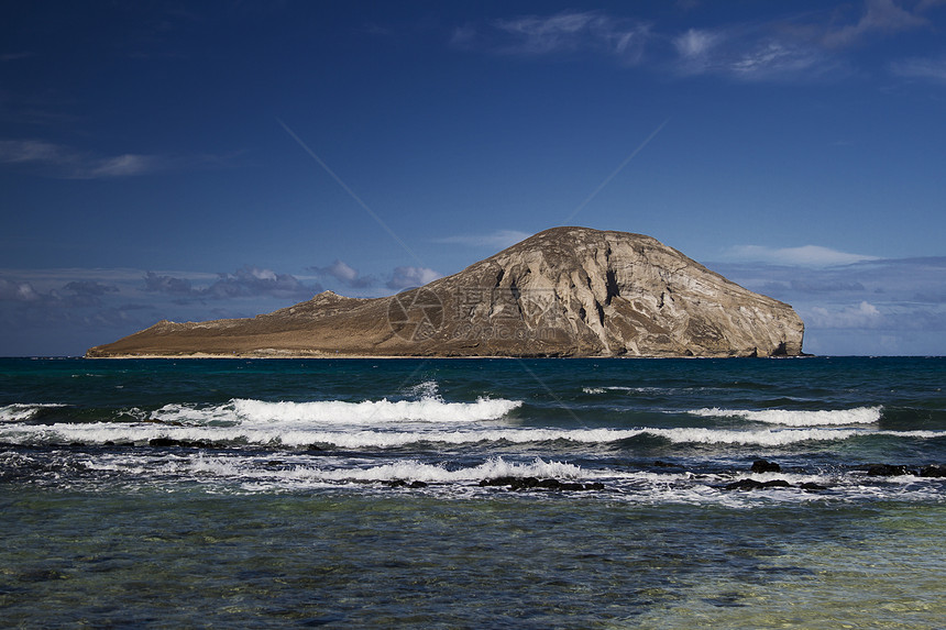 马纳纳岛假期天堂支撑海洋蓝色兔子天空风景旅行图片