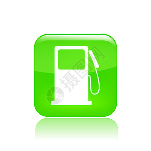 孤立燃料图标矢量插图汽油柴油机气体控制板背景图片