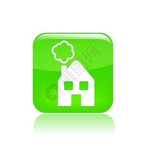 单个主图标矢量插图房地产房子入口背景图片