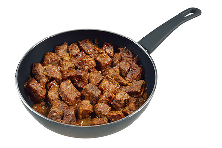 牛肉锅炖牛肉香料油炸肉汁平底锅羊肉百里香背景图片
