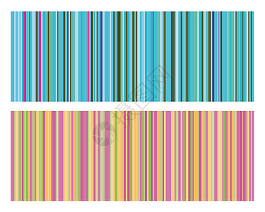 陈年彩色条背景矢量插图角落条纹背景图片
