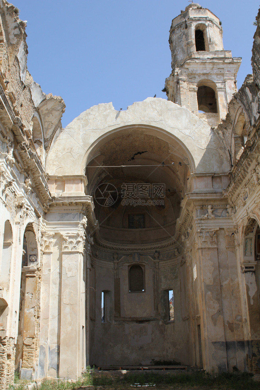 旧教堂的废墟文化历史性建筑石头建筑学纪念碑历史宗教地标图片