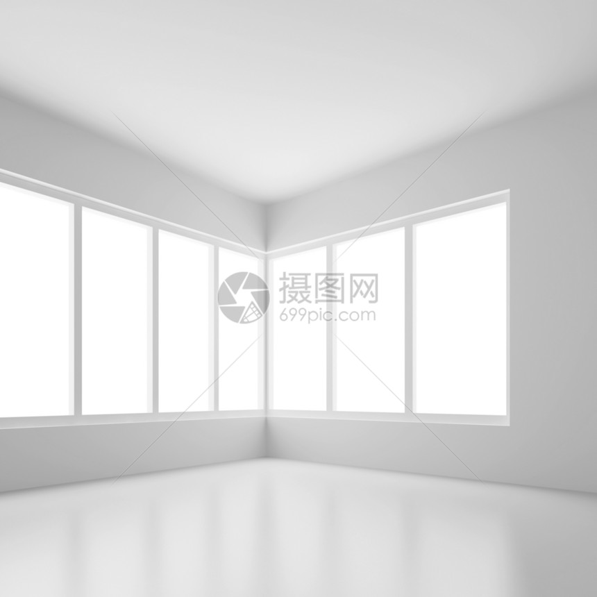 现代建筑住宅奢华建造反射房间装饰大厅空白地面房子图片