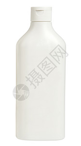 白洗发水瓶 白色背景图片