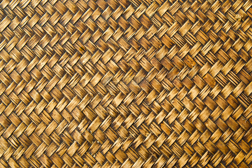 Asia的竹子编织模式乡村甘蔗篮子墙纸材料对角线稻草手工网络纱架图片