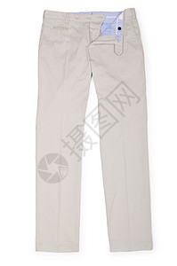穿着白色长裤的时装概念奢华服装裤子男性纤维零售材料牛仔裤牛仔布纺织品背景图片