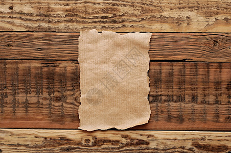 木质背景的旧纸背景图片