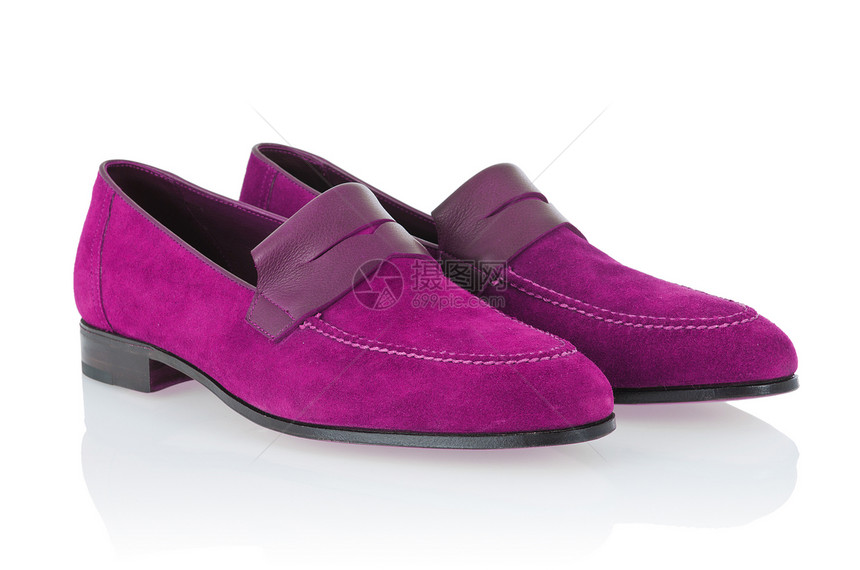 白色脱白的男性鞋骡子齿轮橡皮鞋类棕色靴子紫色正装皮革脚跟图片