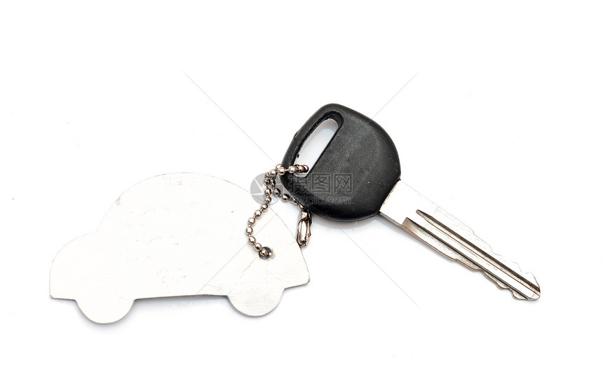 车的钥匙 用小牙签 在汽车的形式图片