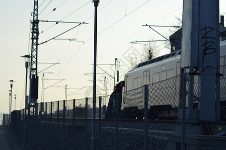 火车天空运输铁路背景图片