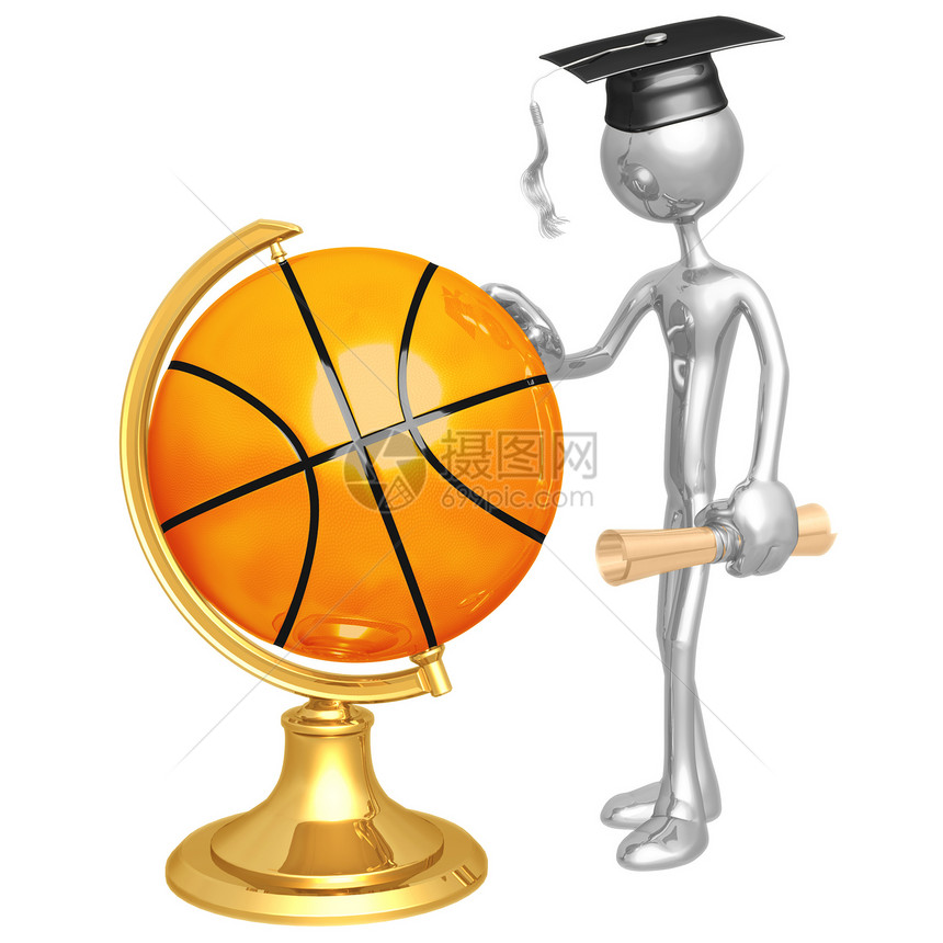 篮球奖学金插图剪贴大学游戏运动员程式化援助艺术金子男人图片