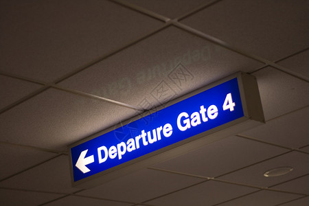简易机场物品航班旅行背景图片