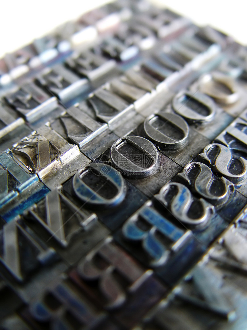 发印类型冲压数字积木墨水印刷字符喷泉字母字体图片