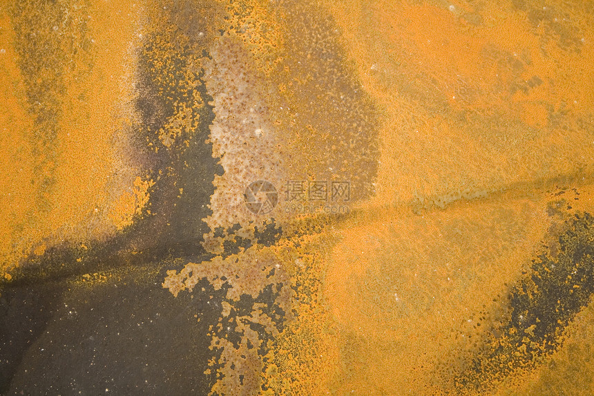 被烧毁的汽车的简质橙子金属棕色图片