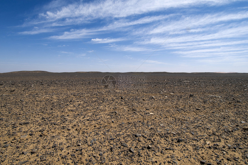 石头沙漠荒野地形天空勘探岩石风景干旱死亡地平线环境图片