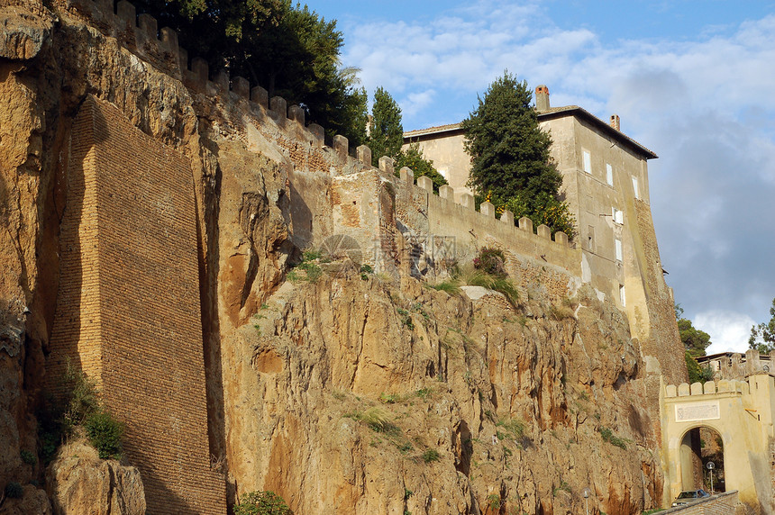 科里城堡传统爬坡防御王子房子地标贵族岩石建筑旅行图片