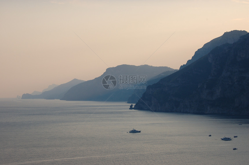 阿迈菲海岸酒店旅游蓝色爬坡国家地平线天空日落悬崖旅行图片