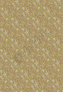 Damask 风格模式灰色丝绸包装墙纸纺织品织物白色叶子古董绘画背景图片