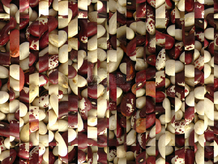由多色字符串豆组成的背景美味红色纤维收成产品水果蔬菜图片