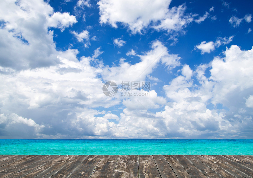 海 海天空海洋太阳海浪旅行热带天堂冲浪海景阳光图片