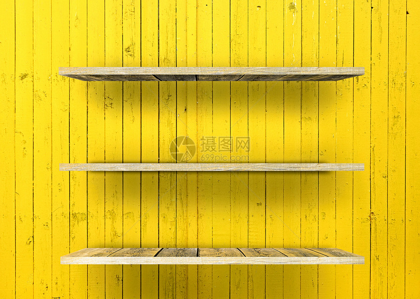 木壁上的空木板架房子木头架子装饰贮存建造办公室店铺盒子控制板图片