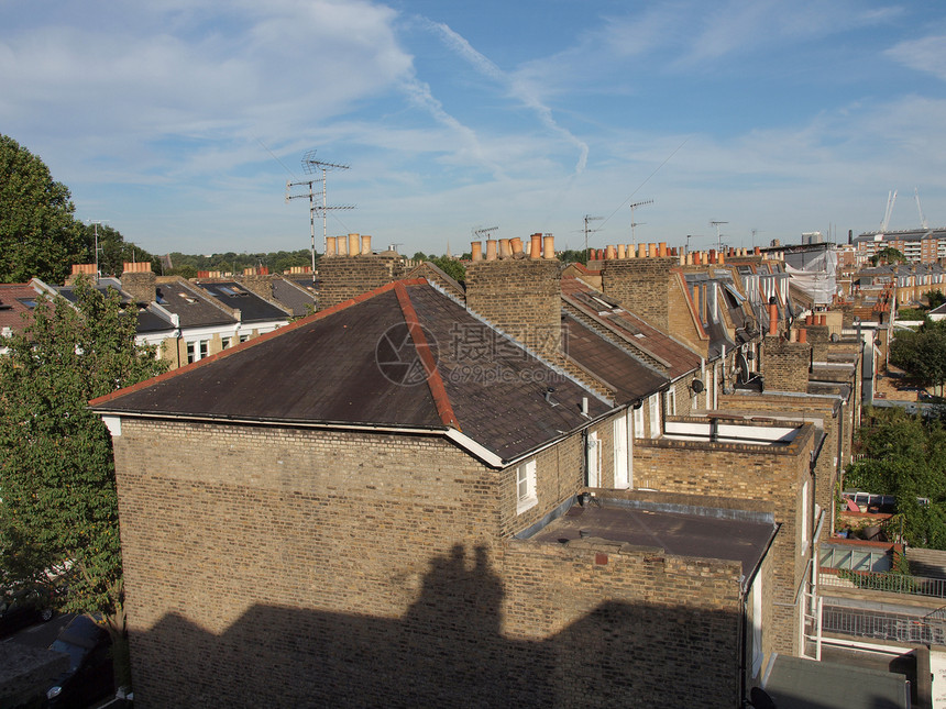 伦敦屋顶英语房子王国景观联盟住宅天际图片