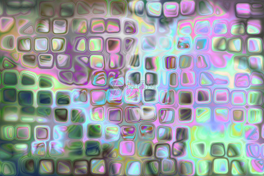 抽象背景紫色创造力正方形蓝色墙纸白色网格立方体红色马赛克图片