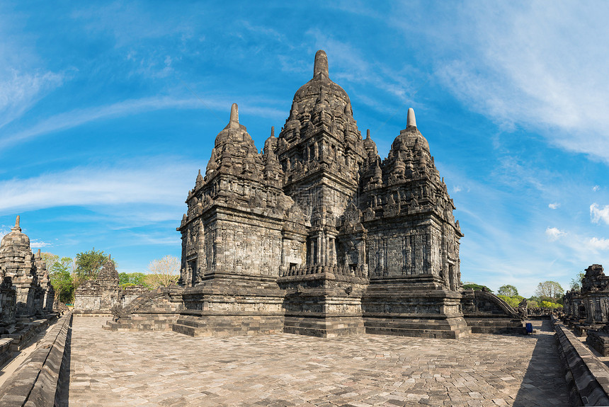 印度尼西亚爪哇Candi Sewu佛教建筑群崇拜历史性吸引力文化纪念碑历史旅行废墟金字塔遗产图片