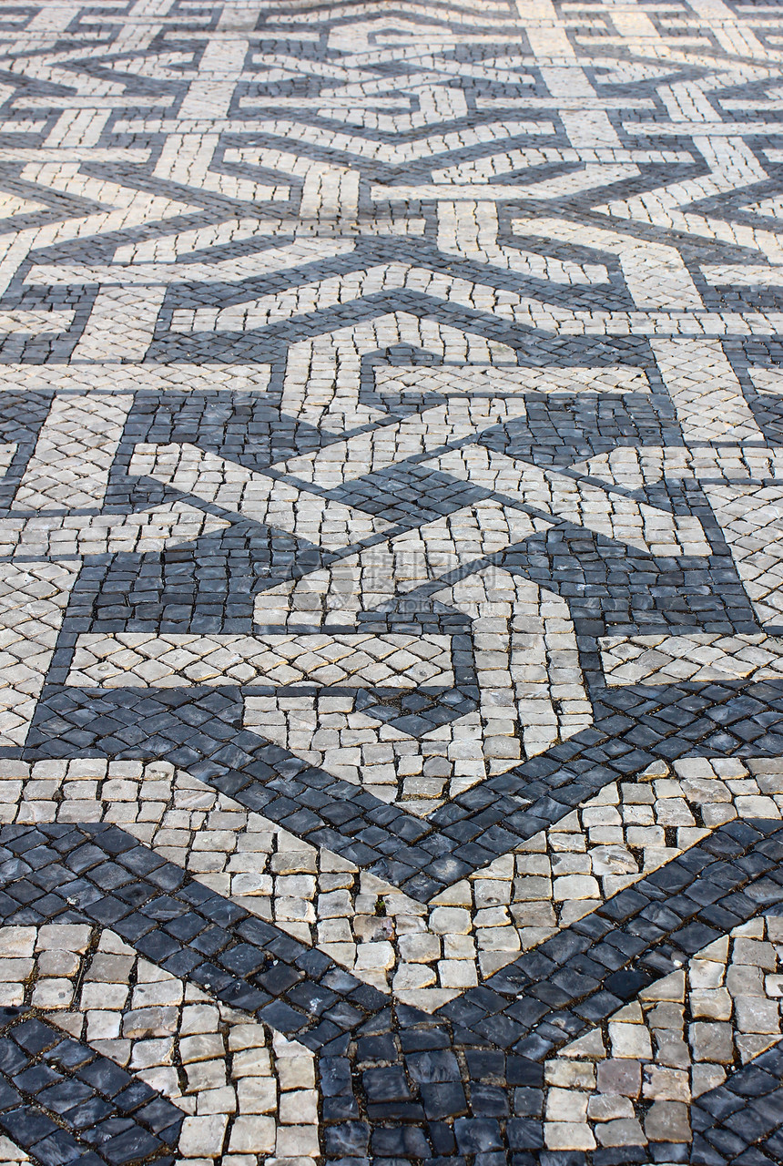 地下人行道 卡尔卡达星星城市地标地面首都瓷砖建筑学黑与白假期长廊图片